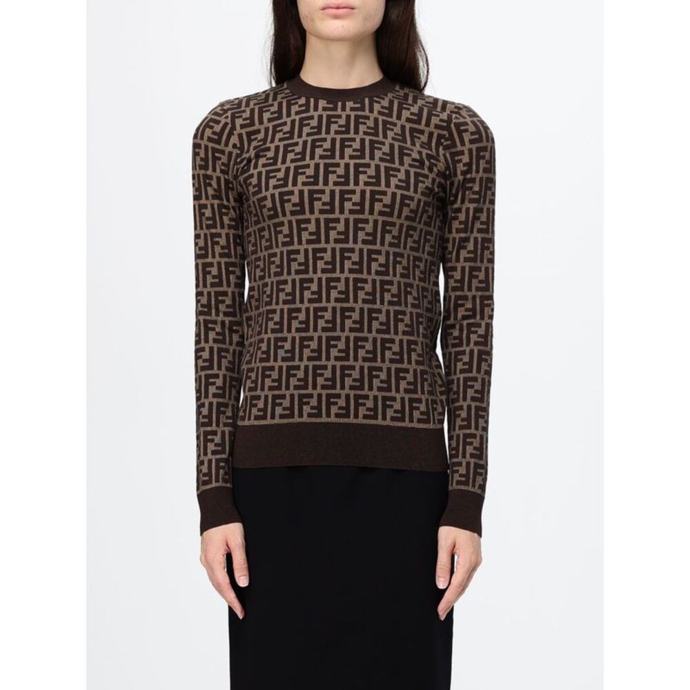 Fendi Sweater Woman Tobacco
